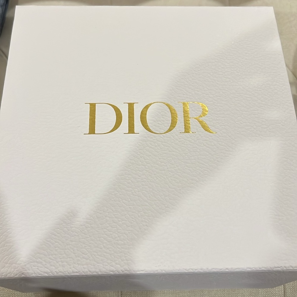 Dior White & Gold Luxury Storage Box - Home Organization